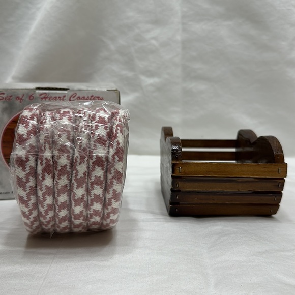 Heart Coaster set - Picture 4 of 4